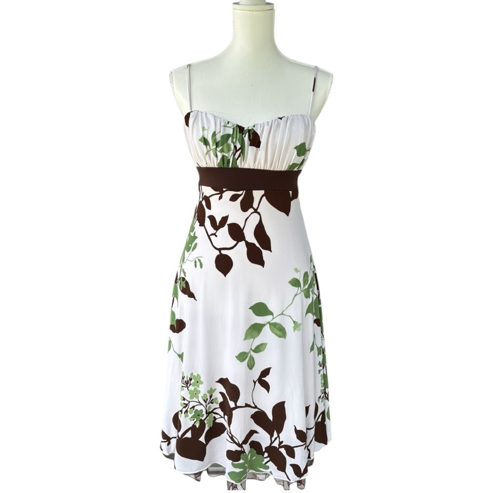 Y2K speechless floral print dress